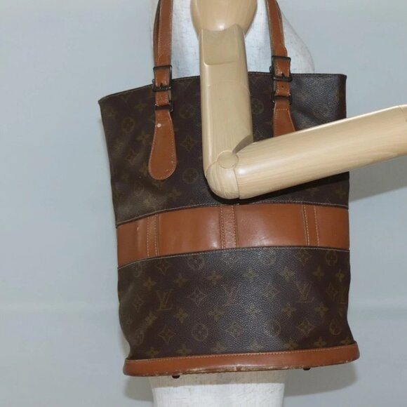 LOUIS VUITTON Monogram Bucket GM Shoulder Bag USA limited T42236 LV Auth 142076 - Picture 3 of 16